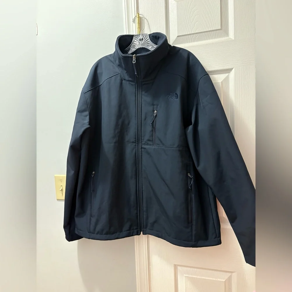 The North Face Apex Bionic 2 Mens XXL Navy Jacket Fleece Lined